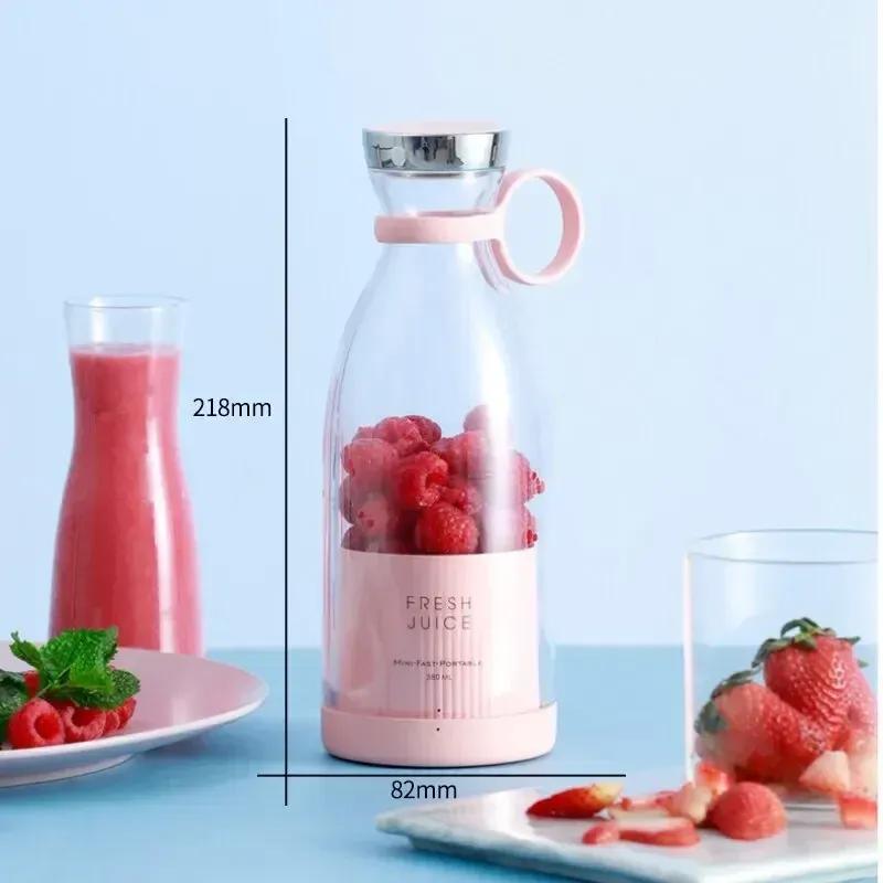 Portable USB Rechargeable Mini Blender – Fruit Juicer